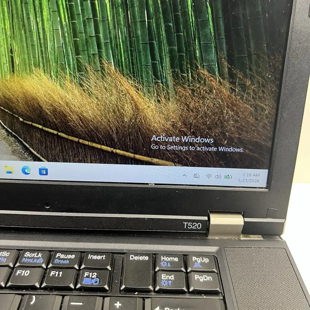 Lenovo ThinkPad T520 Intel i7-2640M 8GB 320GB HDD Win 11 w/ Charger|ELP68, READ